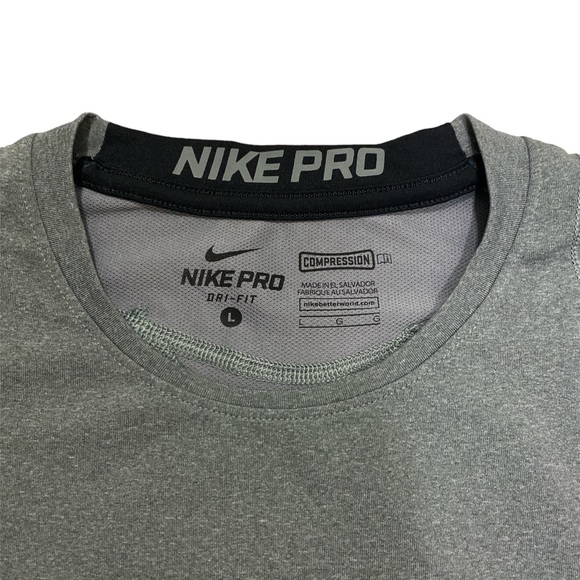 Youth Nike Pro Compression Tee - Picture 3 of 4